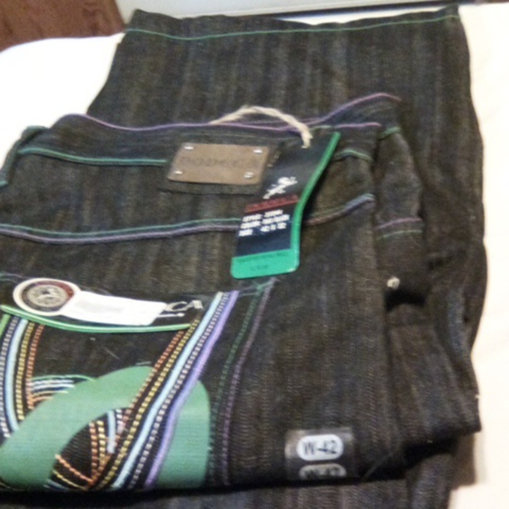 Dodeca raw black jeans